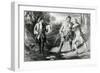 Rob Roy Parting Duellists Rashleigh and Francis Osbaldistone, Engraved by John Le Conte-James Blake McDonald-Framed Giclee Print