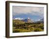 Rob Roy Peak and Mount Aspiring, Wanaka, Central Otago, South Island, New Zealand, Pacific-Jochen Schlenker-Framed Photographic Print