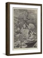 Rob Roy's Cave, Loch Lomond-null-Framed Giclee Print