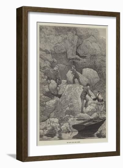 Rob Roy's Cave, Loch Lomond-null-Framed Giclee Print
