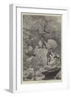 Rob Roy's Cave, Loch Lomond-null-Framed Giclee Print