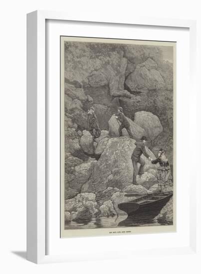 Rob Roy's Cave, Loch Lomond-null-Framed Giclee Print