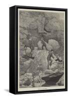 Rob Roy's Cave, Loch Lomond-null-Framed Stretched Canvas