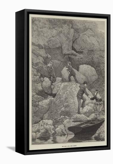 Rob Roy's Cave, Loch Lomond-null-Framed Stretched Canvas