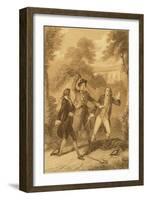 Rob Roy - What...Shedding Each Others Bluid as it Were Strangers-John Massey Wright-Framed Giclee Print