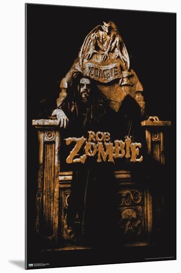 Rob Zombie - Throne-Trends International-Mounted Poster