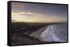 Robberg Nature Reserve and Plettenberg Bay at sunset, Western Cape, South Africa, Africa-Ian Trower-Framed Stretched Canvas