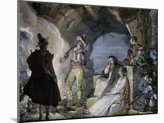 Robbers Den-Jean-Baptiste-Antoine Thomas-Mounted Giclee Print