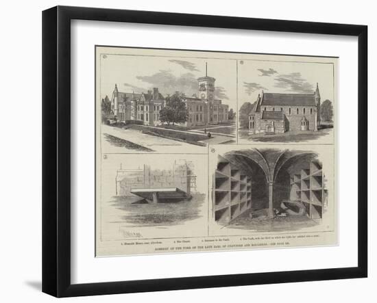 Robbery of the Tomb of the Late Earl of Crawford and Balcarres-Thomas Harrington Wilson-Framed Giclee Print