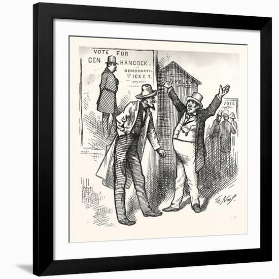 Robbing of His Good Name, 1880, USA-null-Framed Giclee Print