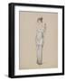 Robe blanche, drapé grec-Madeleine Vionnet-Framed Giclee Print