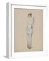 Robe blanche, drapé grec-Madeleine Vionnet-Framed Giclee Print
