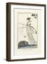 Robe De Linon Imprimé, from Costumes Parisien, Pub.1913 (Pochoir Print)-Georges Barbier-Framed Giclee Print