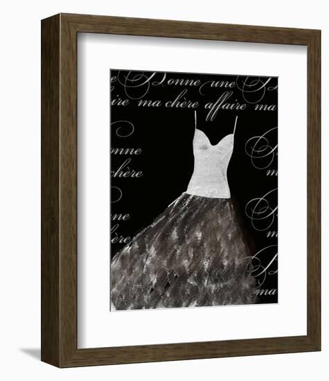 Robe de Soiree Blanche-null-Framed Art Print