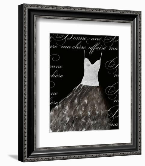 Robe de Soiree Blanche-null-Framed Art Print