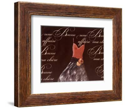 Robe de Soiree de Chocolate--Framed Art Print