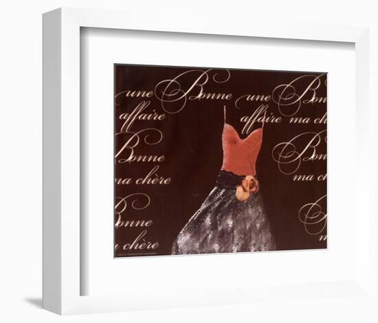 Robe de Soiree de Chocolate-null-Framed Art Print