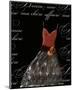 Robe de Soiree de Corsage-null-Mounted Art Print