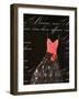 Robe de Soiree Rose avec le Corsage-null-Framed Art Print