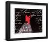 Robe de Soiree Rouge-null-Framed Art Print