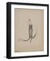 Robe lamé noir et argent garnie tulle noir-Madeleine Vionnet-Framed Giclee Print