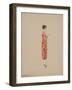 Robe mousseline de soie brodée bégonias-Madeleine Vionnet-Framed Giclee Print