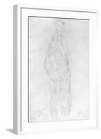 Robed Standing Lady, c.1916-Gustav Klimt-Framed Giclee Print