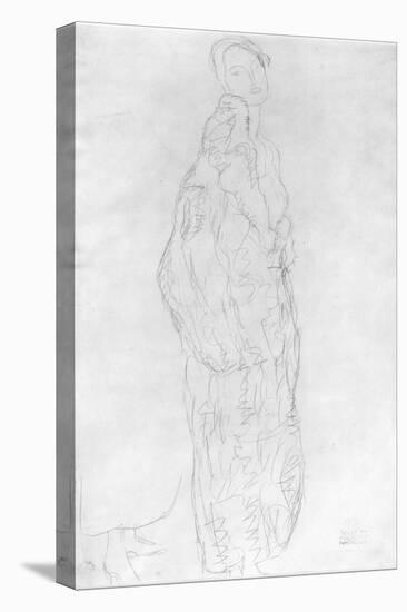 Robed Standing Lady, c.1916-Gustav Klimt-Stretched Canvas