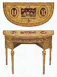 'One of a pair of Adam side-tables, the top painted in the manner of Pergolesi', 18th century-Robert Adam-Giclee Print