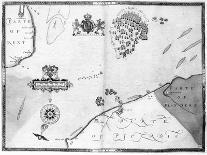 Map No.7 showing the route of the Armada fleet, engraved by Augustine Ryther, 1588-Robert Adams-Giclee Print