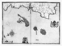 Map No.5 Showing the route of the Armada fleet, engraved by Augustine Ryther, 1588-Robert Adams-Framed Giclee Print