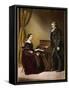 Robert and Clara Schumann, C.1850-null-Framed Stretched Canvas