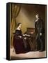 Robert and Clara Schumann, C.1850-null-Framed Stretched Canvas