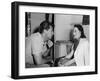 Robert and Dorothy Mitchum, 1952 Robert Mitchum with his wife Dorothy 1952 (b/w photo)-null-Framed Photo