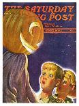 "Trick or Treaters," Saturday Evening Post Cover, October 30, 1937-Robert B. Velie-Stretched Canvas