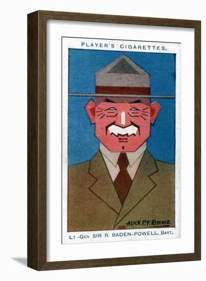 Robert Baden-Powell, 1st Baron Baden-Powell, 1926-Alick PF Ritchie-Framed Giclee Print