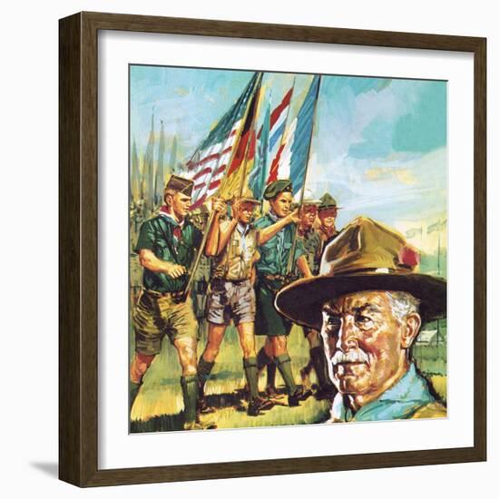 Robert Baden-Powell-English School-Framed Giclee Print