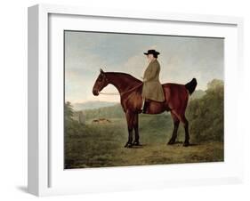 Robert Bakewell (1725-95) on Horseback-John Boultbee-Framed Giclee Print