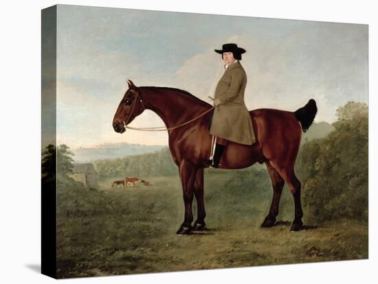 Robert Bakewell (1725-95) on Horseback-John Boultbee-Stretched Canvas