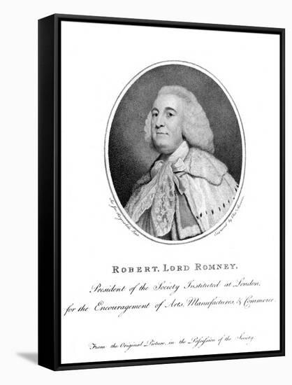 Robert Baron Romney-Sir Joshua Reynolds-Framed Stretched Canvas