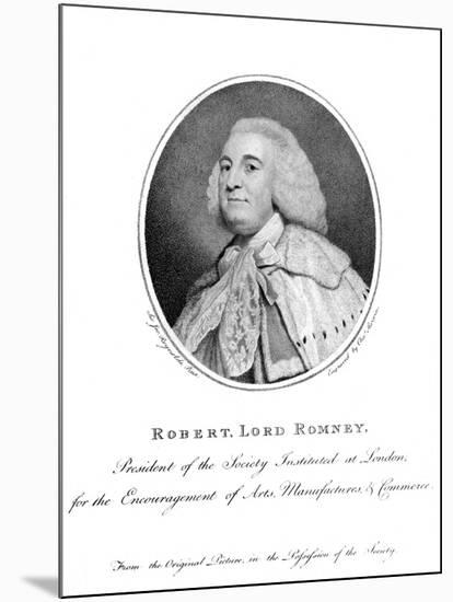 Robert Baron Romney-Sir Joshua Reynolds-Mounted Art Print