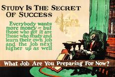 Study Of The Secret Of Success-Robert Beebe-Art Print