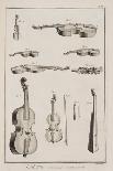 Plate III: Ancient and Modern Stringed and Plucked Instruments-Robert Benard-Giclee Print