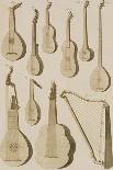 Plate XIX- a Harp from the Encyclopedia of Denis Diderot and Jean Le Rond D'Alembert, 1751-72-Robert Benard-Giclee Print