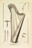 Plate XX: the Spread and Workings of the Pedals in a Harp-Robert Benard-Giclee Print