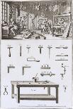 The Instrument Maker's Workshop, Plate Xviii from the 'Encyclopedia' by Denis Diderot (1713-84)…-Robert Benard-Giclee Print
