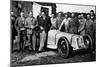 Robert Benoist with a Cigarette, Leaning Against a Delage 15-S8, 1927-null-Mounted Photographic Print