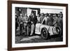 Robert Benoist with a Cigarette, Leaning Against a Delage 15-S8, 1927-null-Framed Photographic Print