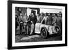 Robert Benoist with a Cigarette, Leaning Against a Delage 15-S8, 1927-null-Framed Photographic Print