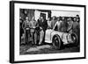 Robert Benoist with a Cigarette, Leaning Against a Delage 15-S8, 1927-null-Framed Photographic Print